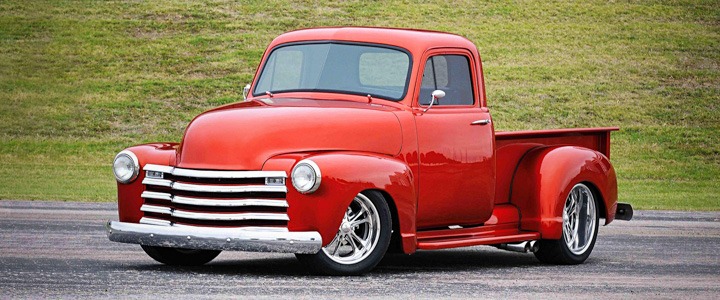 thumbnail image 2 of 47-52 Chevy Advance Design Truck Side Hood Emblems - Chevrolet - GM Licensed - Counterpart 2 of 5